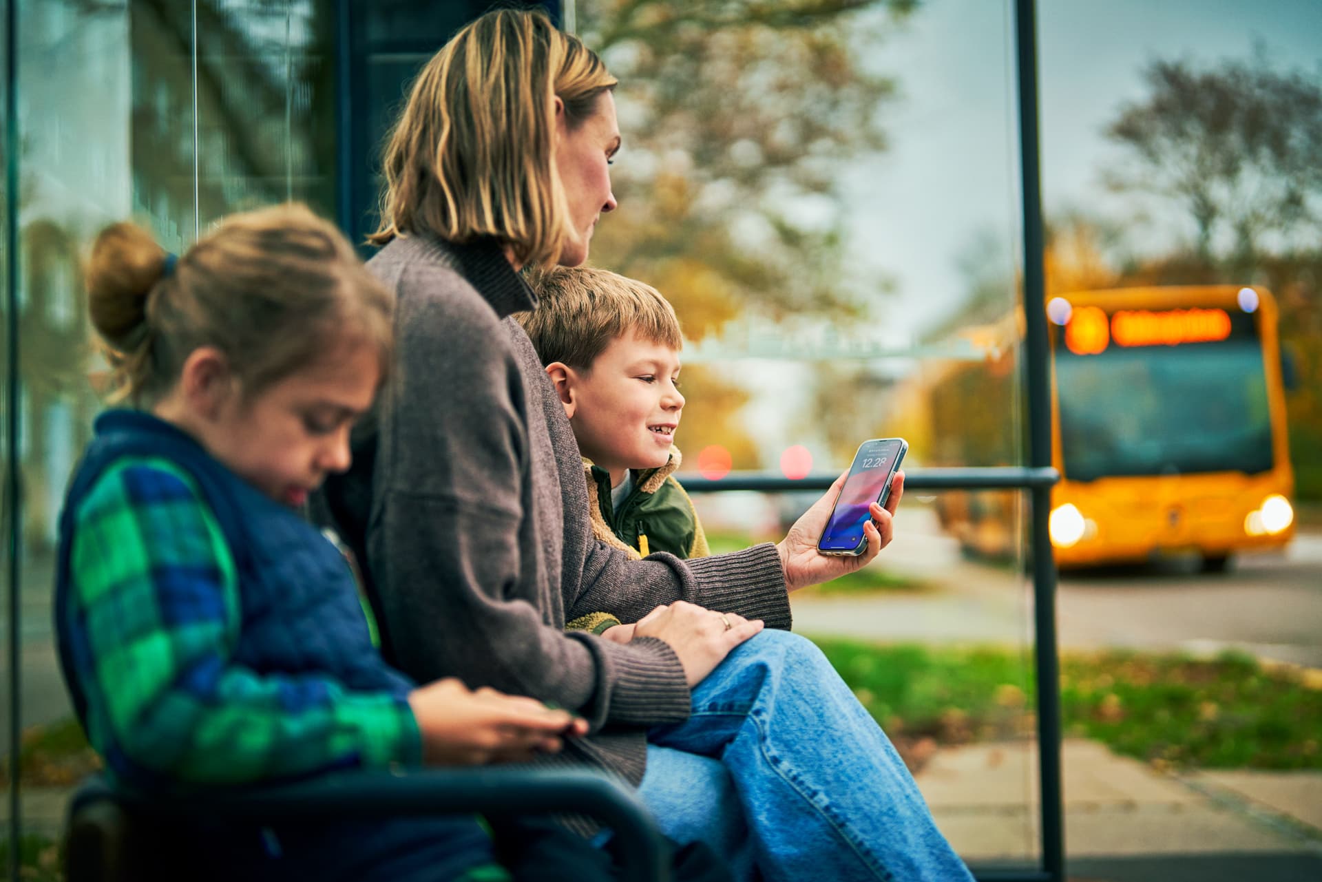 En national infrastruktur for kollektiv transport i Danmark copy and media image